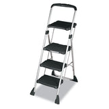 Cosco® Max Work Platform, 55" Working Height, 225 lb Capacity, 3 Steps, Steel, Black (CSC11880PBL1E) Each