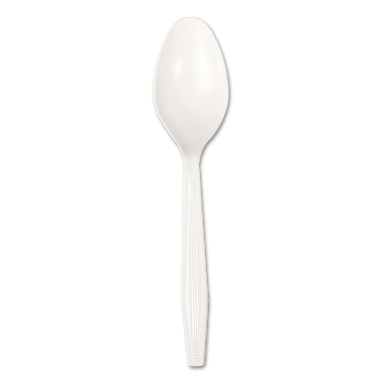 Boardwalk® Heavyweight Polystyrene Cutlery, Teaspoon, White, 1000/Carton (BWKSPOONHW)