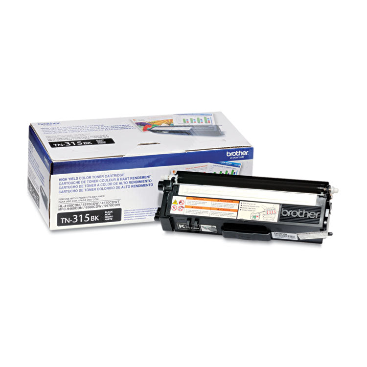 Brother TN315BK High-Yield Toner, 6,000 Page-Yield, Black (BRTTN315BK) Each