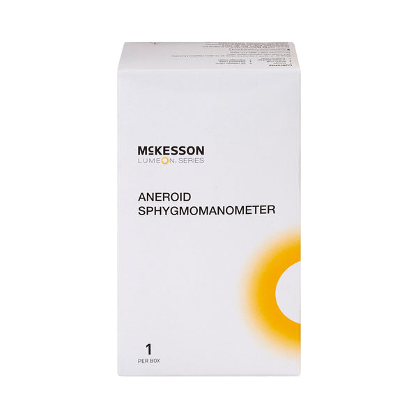 McKesson LUMEON™ Aneroid Sphygmomanometer Unit Adult Cuff Nylon Cuff 23 - 40 cm Pocket Aneroid (803183_BX) 1/BX