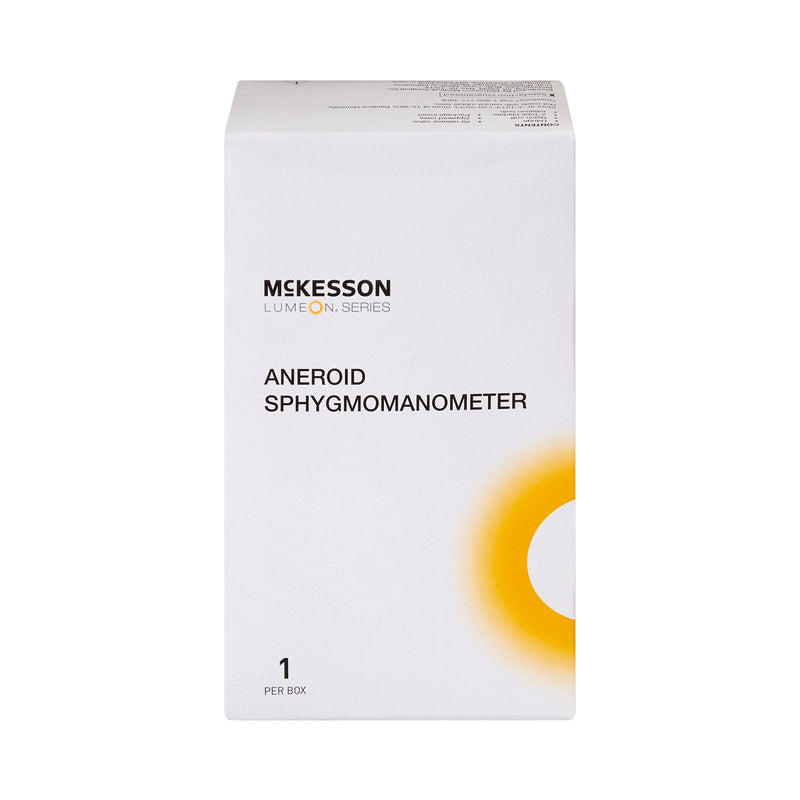McKesson LUMEON™ Aneroid Sphygmomanometer Unit Adult Cuff Nylon Cuff 23 - 40 cm Pocket Aneroid (803183_BX) 1/BX