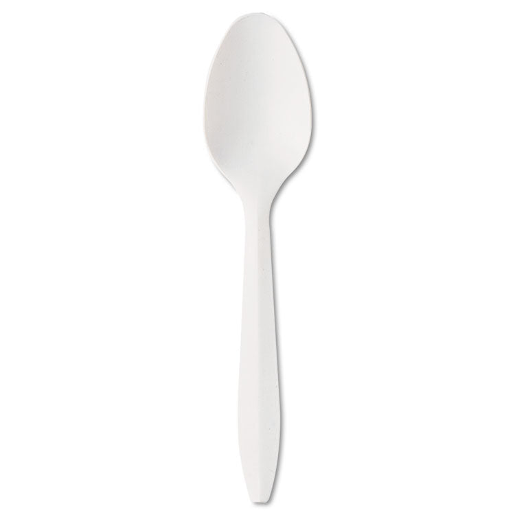 Boardwalk® Mediumweight Polypropylene Cutlery, Teaspoon, White, 1000/Carton (BWKSPOONMWPP)