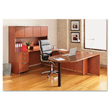 Alera® Alera Valencia Series D-Top Desk, 71" x 35.5" x 29.63", Medium Cherry (ALEVA277236MC)