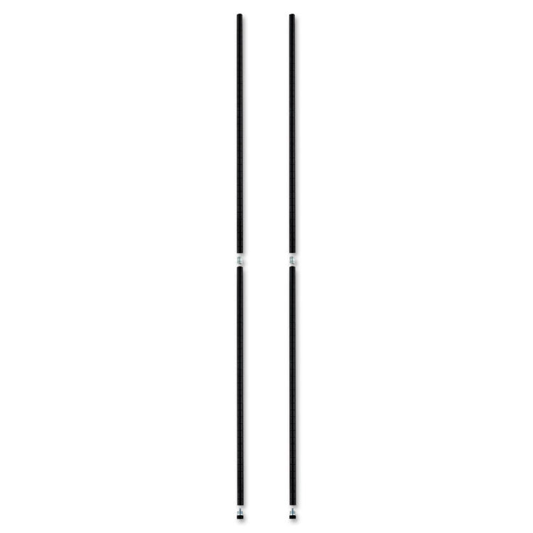 Alera® Stackable Posts For Wire Shelving, 36 "High, Black, 4/Pack (ALESW59PO36BL) Pack of 4