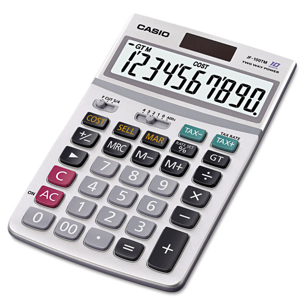 Casio® JF100MS Desktop Calculator, 10-Digit LCD (CSOJF100BM) Each