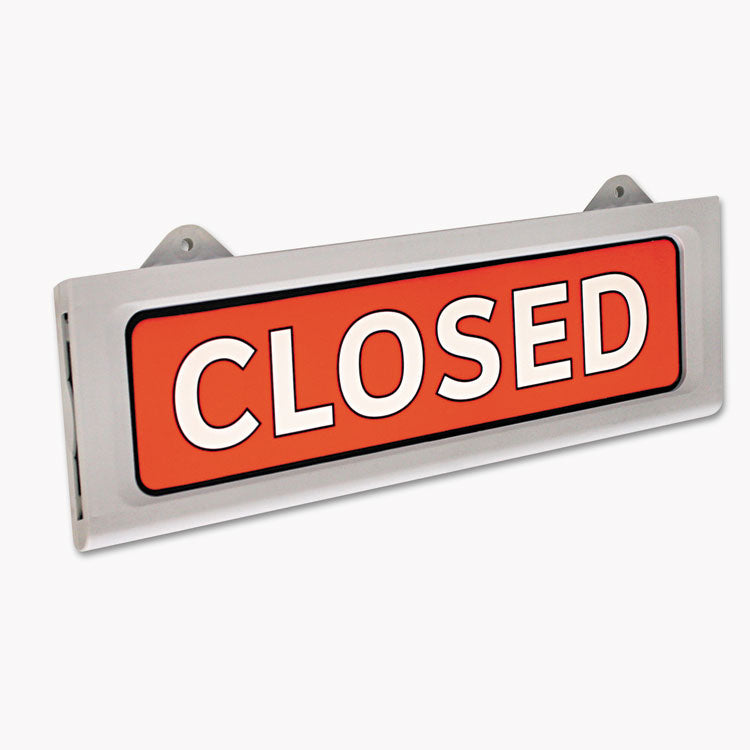 COSCO Message/Business Hours Sign, 15 x 20.5, Black/Red (COS098221) Each