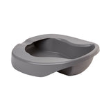 McKesson Pontoon Bedpan Graphite 2 Quart / 1893 mL (1028131_CS) 20/CS