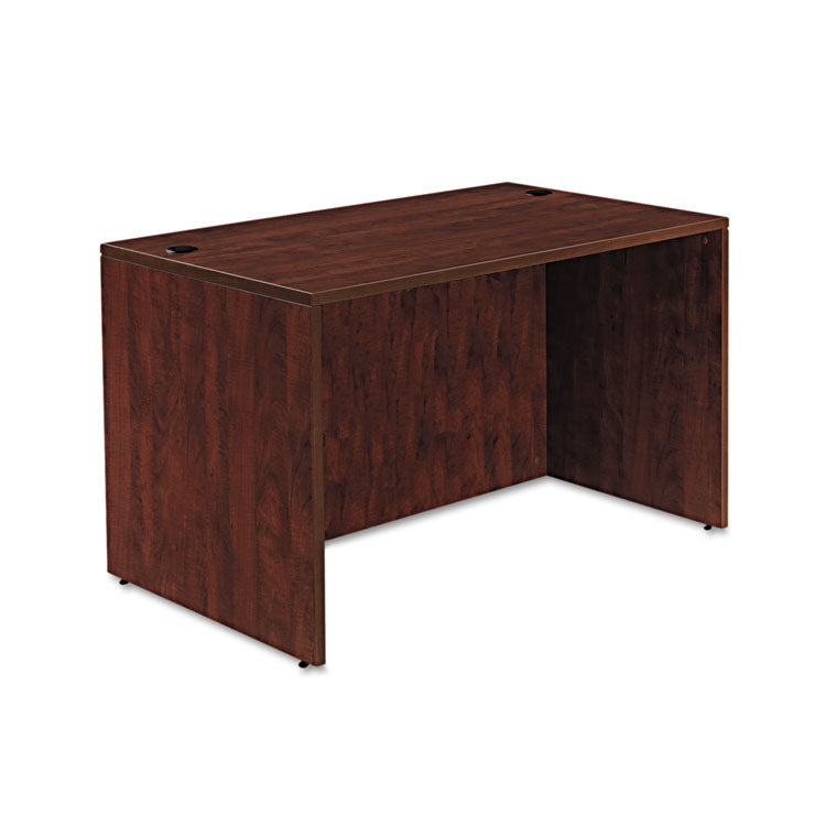 Alera® Alera Valencia Series Straight Front Desk Shell, 47.25" x 29.5" x 29.63", Mahogany (ALEVA214830MY)