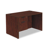 Alera® Alera Valencia Series Straight Front Desk Shell, 47.25" x 29.5" x 29.63", Mahogany (ALEVA214830MY)