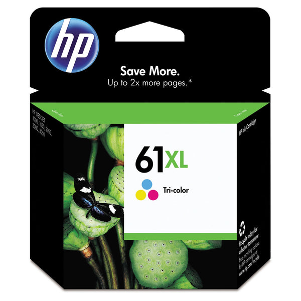 HP HP 61XL, (CH564WN) High-Yield Tri-Color Original Ink Cartridge (HEWCH564WN)