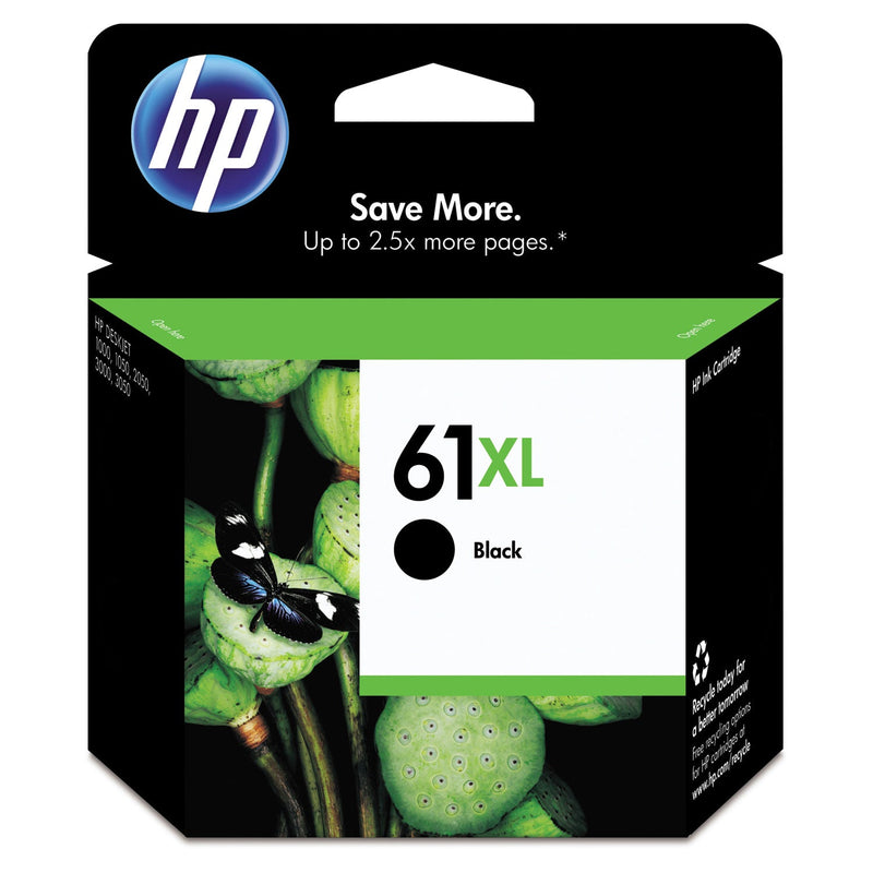 HP HP 61XL, (CH563WN) High-Yield Black Original Ink Cartridge (HEWCH563WN)