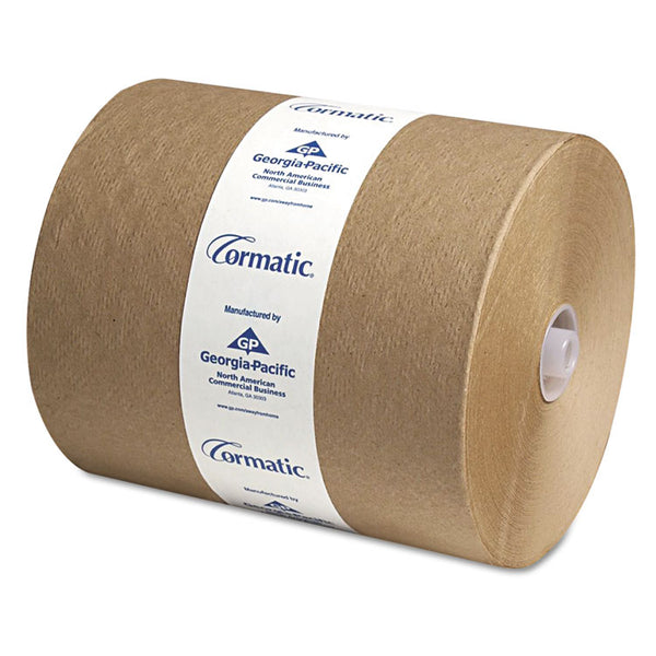 Georgia Pacific® Professional Hardwound Roll Towels, 1-Ply, 8.25" x 700 ft, Brown, 6 Rolls/Carton (GPC2910P)