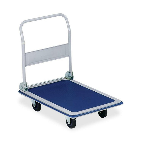 Sparco Folding Platform Truck, 330 Lb, 29&quot;x18 1/8&quot;, Blue/Gray (SPR02039)