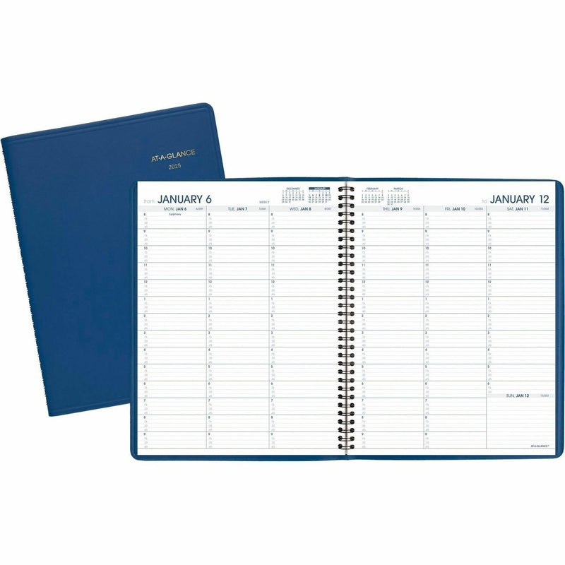 Weekly Fashion Appointment Book, 8 1/4&quot;x10 7/8&quot;, Blue (AAG7094020) Each