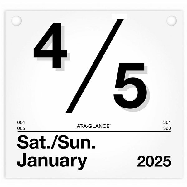 Today Is Daily Wall Calendar Refill, 8.5 x 8, White Sheets, 12-Month (Jan to Dec): 2025 (AAGK450) Each