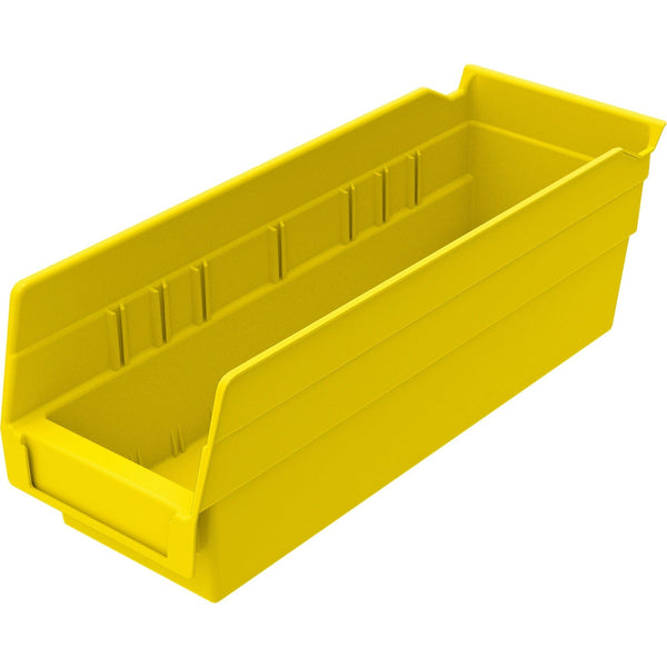 Akro-Mils Shelf Bin, 4 1/8&quot;Wx11 5/8&quot;Dx4&quot;H, Yellow (AKM30120Y)