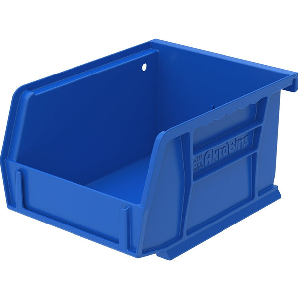 Akro-Mils Akrobin, Unbreakable/Waterproof, 4 1/8&quot;x5 3/8&quot;x3&quot;, Blue (AKM30210B)