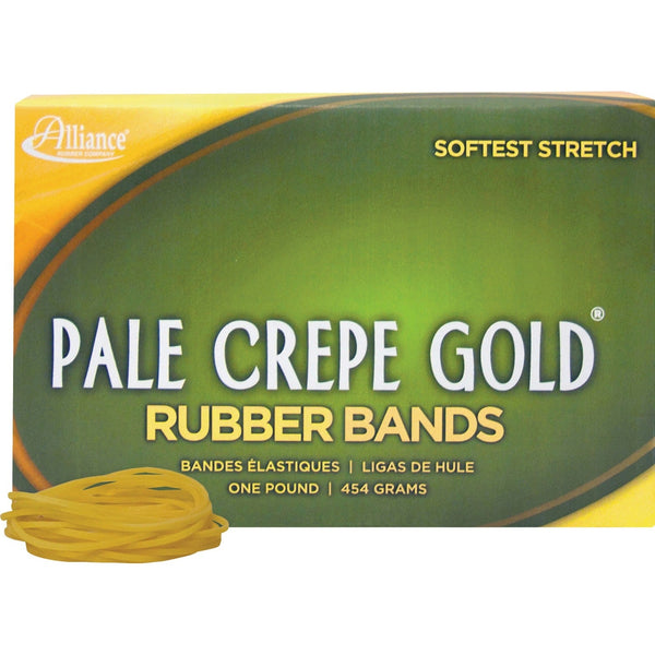 Alliance Rubber Rubber Bands, Size 16, 1 lb., 2 1/2&quot;x1/16&quot;, Crepe (ALL20165) Each