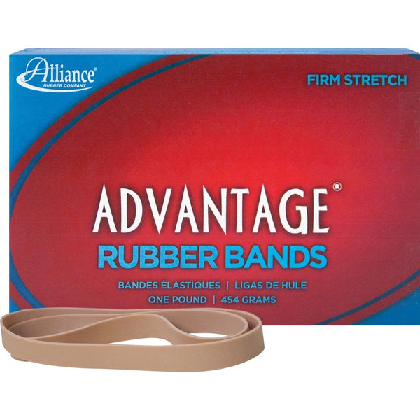 Alliance Rubber Rubber Bands, Size 107, 1 lb., 7&quot; x 5/8&quot;, Advantage (ALL27075) Box of 50