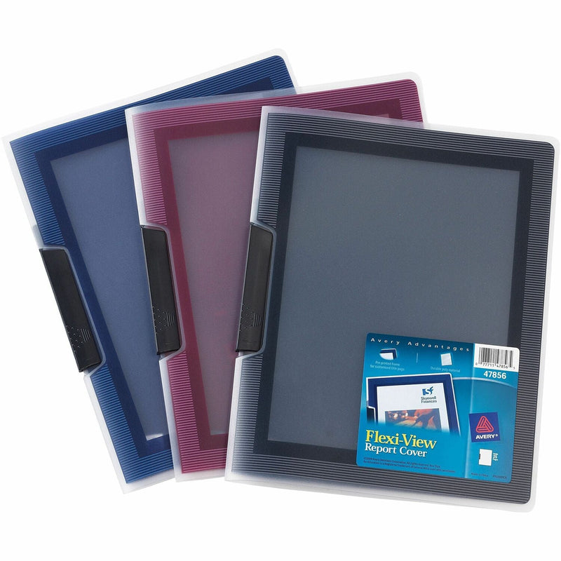 Avery&reg; Swing Clip Report Cover, Assorted Colors, Box of 24 (AVE47856) 1 Pack of 24