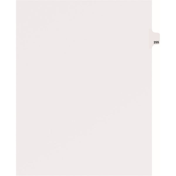 Avery&reg; Individual Legal Dividers, Letter Size, Exhibit 255, White (AVE82471)