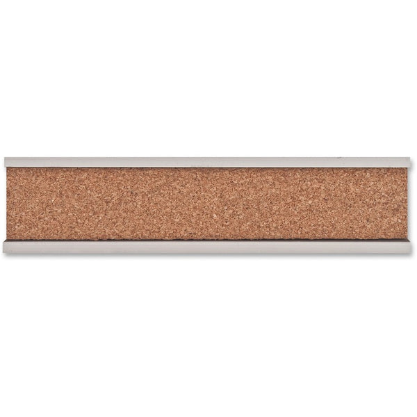 Advantus Map Rail, 1&quot;x8', Satin Aluminum (AVT2026) Each