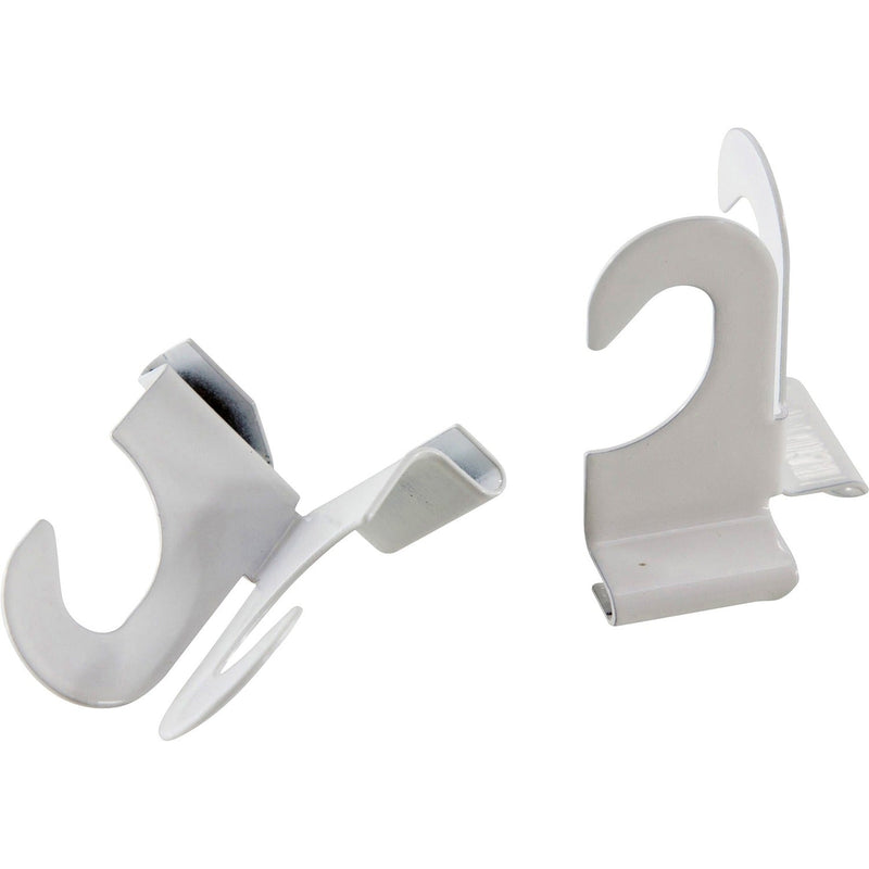 Baumgartens Suspended Ceiling Hook, 2&quot; Long, 2/Pack, White (BAU54510) Pack of 2