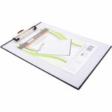 Baumgartens Quick Reference Clipboard, 0.5" Clip Capacity, Holds 8.5 x 11 Sheets, Clear (BAUTA1611) Each