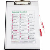 Baumgartens Quick Reference Clipboard, 0.5" Clip Capacity, Holds 8.5 x 11 Sheets, Clear (BAUTA1611) Each