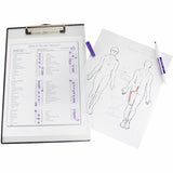 Baumgartens Quick Reference Clipboard, 0.5" Clip Capacity, Holds 8.5 x 11 Sheets, Clear (BAUTA1611) Each