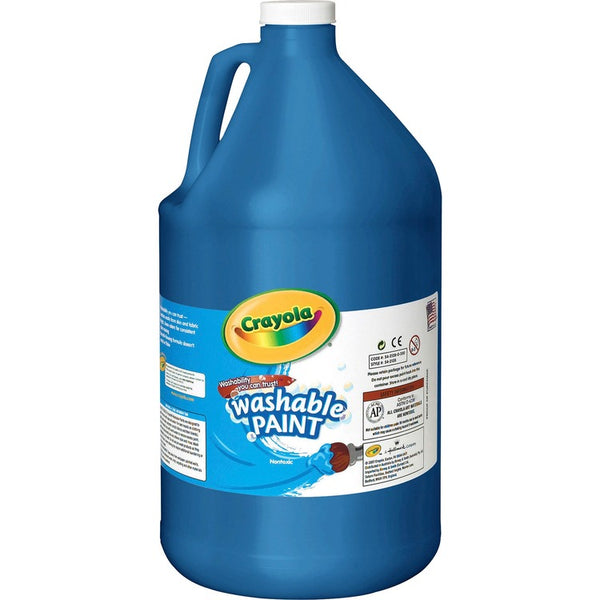 Crayola Washable Paint, Blue, 1 gal (CYO542128042) Each