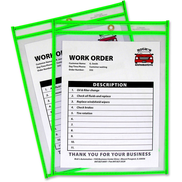 C-Line Ticket Holder, Green (CLI43913) 1 Case of 1