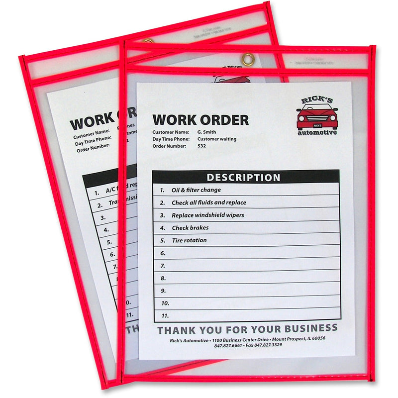 C-Line Ticket Holder, Red (CLI43914) 1 Case of 1