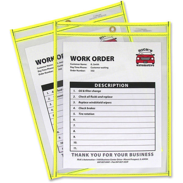 C-Line Ticket Holder, Yellow (CLI43916) 1 Case of 1