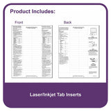 C-Line Business Card Refill Pages, 11" x 8-1/2", Clear (CLI61117) Pack of 5