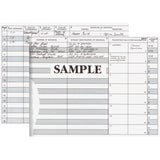 Dome Notary Public Record Book, 10 Column Format, Maroon Cover, 10.5 x 8.25 Sheets, 32 Sheets/Book (DOM880) Each