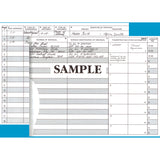 Dome Notary Public Record Book, 10 Column Format, Maroon Cover, 10.5 x 8.25 Sheets, 32 Sheets/Book (DOM880) Each