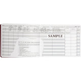 Dome Notary Public Record Book, 10 Column Format, Maroon Cover, 10.5 x 8.25 Sheets, 32 Sheets/Book (DOM880) Each