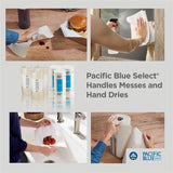 Pacific Blue Select Perforated Paper Towel Roll, 2 Ply, 8.80" x 11", 85 Sheets/Roll, White, 1 Roll (GPC27385) Each