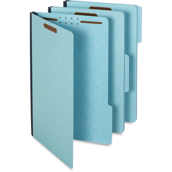 Pendaflex File Folders, 1/3 Cut Tab, 2 Fasteners, Legal, 25/BX, Blue (PFX616F213BLU) Each