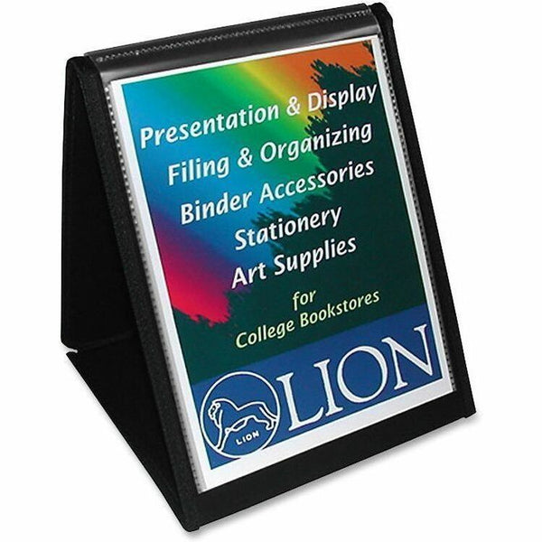 Lion Flip N Tell NA View Binder, Black (LIO39009) Each