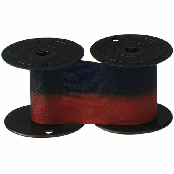 Lathem 7-2CN 2 Color Replacement Ribbon for 1221 & 4001 Time Recorders, Blue/Red Ink (LTH72CN) Each