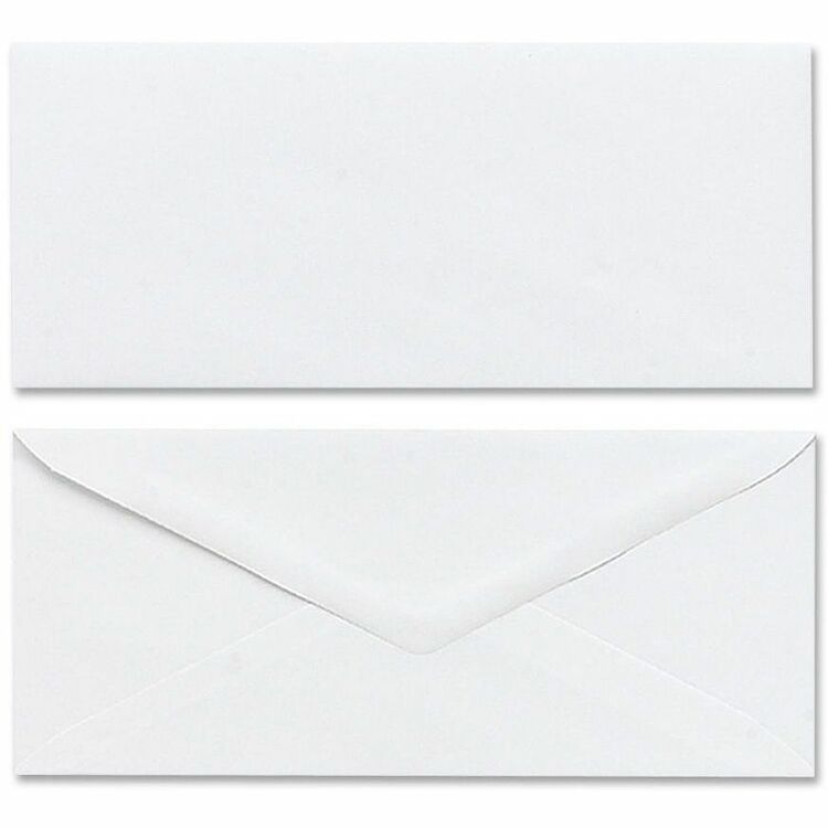 Mead Plain Envelopes, No. 10, White (MEA75050)