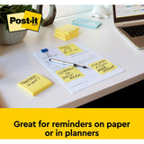 Post-it Original Pads in Canary Yellow, Value Pack, 3" x 3", 100 Sheets/Pad, 24 Pads/Pack (MMM65424VAD) Pack of 24
