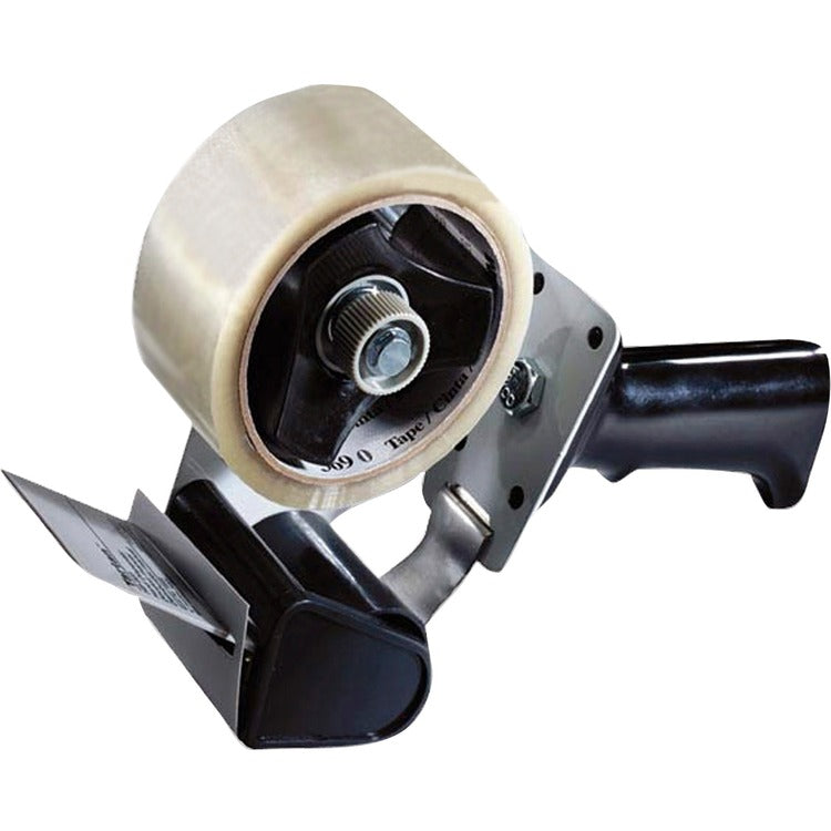 Tartan Pistol Grip Box Sealing Tape Dispenser, 3" Core, For Rolls Up to 2" x 60 yds, Black (MMMHB903) Each