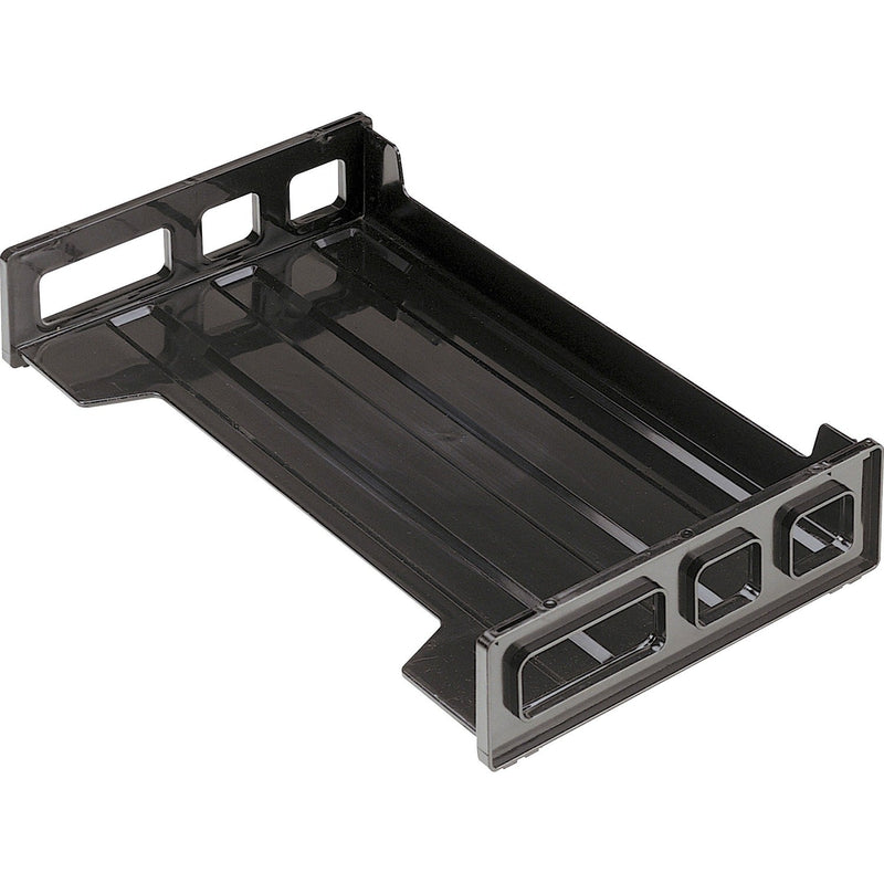 Officemate Side Loading Stackable Desk Tray, 16 1/4&quot;x9&quot;x2 3/4&quot;, BK (OIC21102) Each