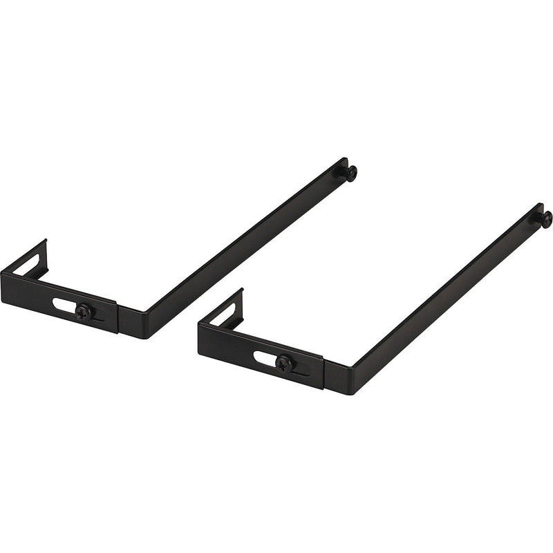 Officemate Partition Hangers, Adjust From 1 1/4&quot; 3 1/2&quot;, 7&quot; Long, Black (OIC21460) Set of 2