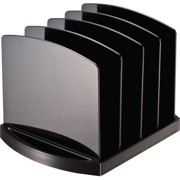 Officemate Standard Sorter, 4 Compartments, 9 1/2&quot;x7 1/2&quot;x6 3/4&quot;, BK (OIC22322) Each