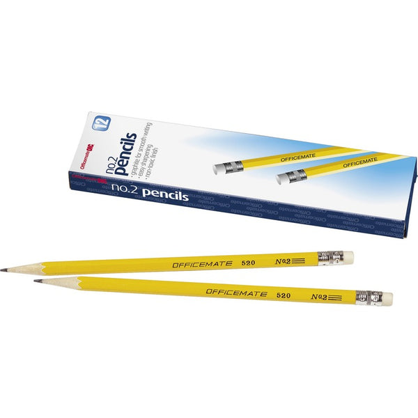 Officemate No. 2 Economy Pencil, Non Toxic, Medium Soft Bonded Lead (OIC66520) Case of 12