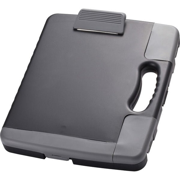 Officemate Portable Storage Clipboard Case, 3/4" Capacity, Holds 9w x 12h, Charcoal (OIC83301) Each
